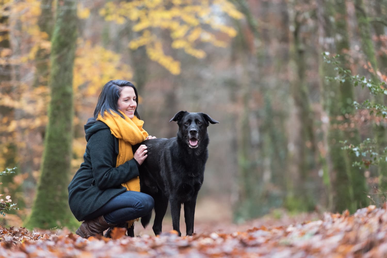 Vulcain et Céline en forêt